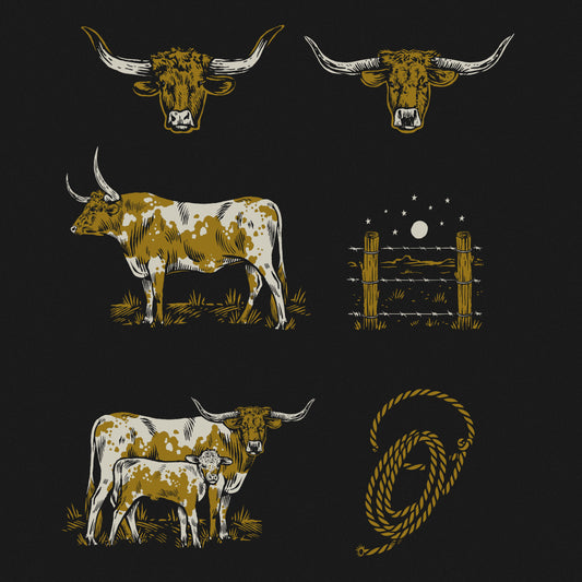 Longhorn Cattle Bundle