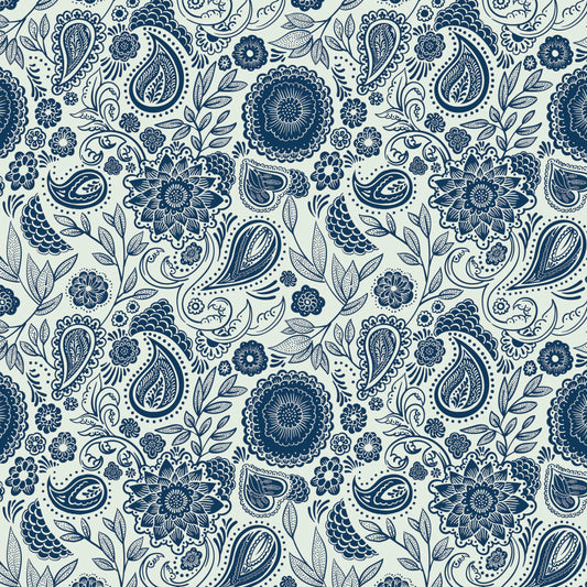 Blue Paisley